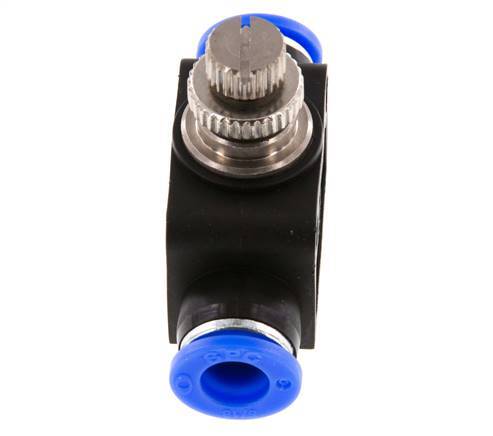 Silencieux de contrôle de débit droit 5/16 pouce (7,94 mm) laiton/PBT