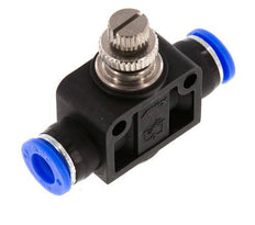 Silencieux de contrôle de débit droit 5/16 pouce (7,94 mm) laiton/PBT