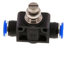 Silencieux de contrôle de débit droit 5/16 pouce (7,94 mm) laiton/PBT