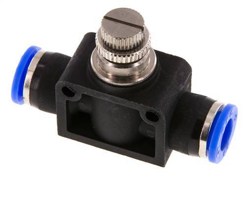 Flow Control Silencer Straight 3/8 inch (9.52 mm) Brass/PBT