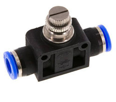 Silencieux de contrôle de débit droit 3/8 pouce (9,52 mm) laiton/PBT