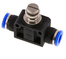 Silencieux de contrôle de débit droit 3/8 pouce (9,52 mm) laiton/PBT