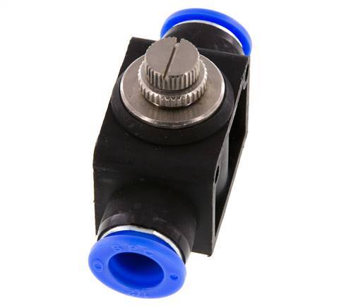 Silencieux de contrôle de débit droit 1/2 pouce (12,7 mm) laiton/PBT