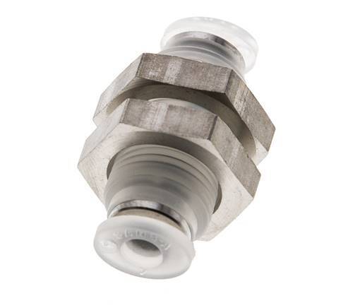 Raccord enfichable 4mm PA EPDM/PTFE Bulkhead