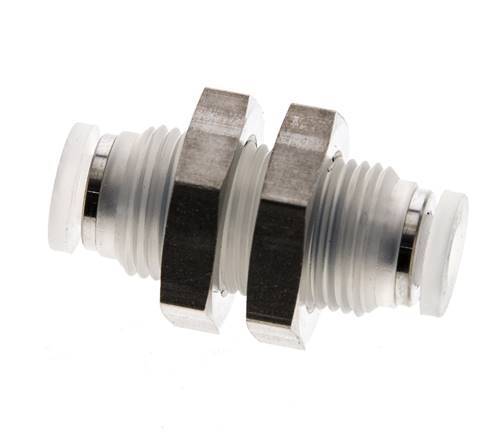 Raccord enfichable 4mm PA EPDM/PTFE Bulkhead