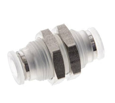 Raccord enfichable 6mm PA EPDM/PTFE Bulkhead