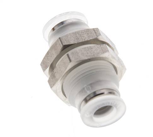 Raccord enfichable 6mm PA EPDM/PTFE Bulkhead