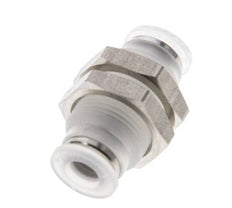 Raccord enfichable 6mm PA EPDM/PTFE Bulkhead