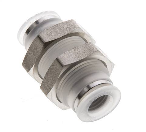 Raccord enfichable 8mm PA EPDM/PTFE Bulkhead
