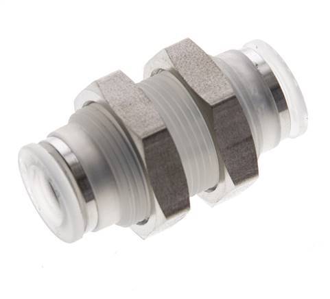 Raccord enfichable 8mm PA EPDM/PTFE Bulkhead