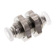 raccord enfichable de 4 mm Acier inoxydable/PA EPDM/PTFE Bulkhead