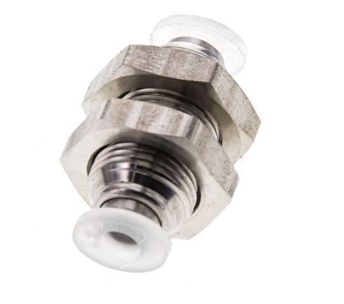 raccord enfichable de 4 mm Acier inoxydable/PA EPDM/PTFE Bulkhead