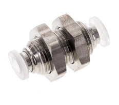 raccord enfichable de 4 mm Acier inoxydable/PA EPDM/PTFE Bulkhead