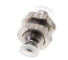 raccord enfichable de 4 mm Acier inoxydable/PA EPDM/PTFE Bulkhead