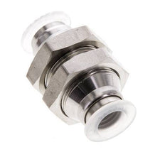 raccord enfichable de 8 mm Acier inoxydable/PA EPDM/PTFE Bulkhead