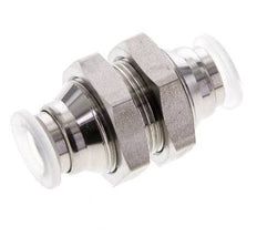 raccord enfichable de 8 mm Acier inoxydable/PA EPDM/PTFE Bulkhead