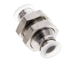 raccord enfichable de 8 mm Acier inoxydable/PA EPDM/PTFE Bulkhead