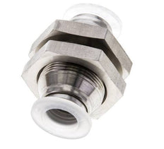 raccord enfichable 10mm Acier inoxydable/PA EPDM/PTFE Bulkhead