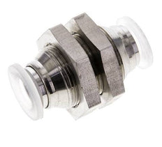 raccord enfichable 10mm Acier inoxydable/PA EPDM/PTFE Bulkhead