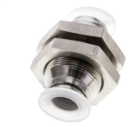 raccord enfichable 10mm Acier inoxydable/PA EPDM/PTFE Bulkhead