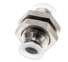 raccord enfichable 10mm Acier inoxydable/PA EPDM/PTFE Bulkhead