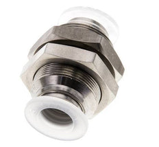 raccord enfichable de 12 mm Acier inoxydable/PA EPDM/PTFE Bulkhead
