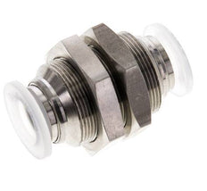 raccord enfichable de 12 mm Acier inoxydable/PA EPDM/PTFE Bulkhead