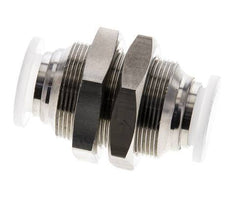 raccord enfichable de 12 mm Acier inoxydable/PA EPDM/PTFE Bulkhead