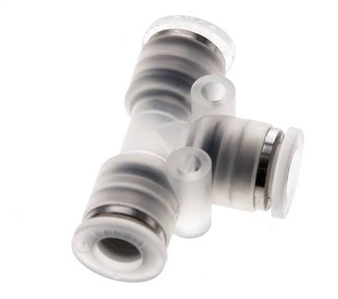 raccord enfichable en T 6mm PA EPDM FDA