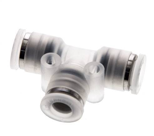 raccord enfichable en T 6mm PA EPDM FDA