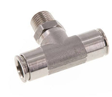 té en ligne 10mm x R1/4'' Raccord enfichable à filets mâles en acier inoxydable FKM rotatif