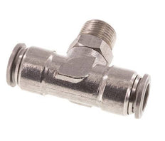 té en ligne 12mm x R3/8'' Raccord enfichable à filets mâles en acier inoxydable FKM rotatif