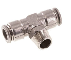 té en ligne 12mm x R3/8'' Raccord enfichable à filets mâles en acier inoxydable FKM rotatif