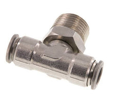 té en ligne 10mm x R1/2'' Raccord enfichable à filets mâles en acier inoxydable FKM rotatif