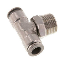 té en ligne 10mm x R1/2'' Raccord enfichable à filets mâles en acier inoxydable FKM rotatif