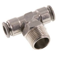 té en ligne 10mm x R1/2'' Raccord enfichable à filets mâles en acier inoxydable FKM rotatif