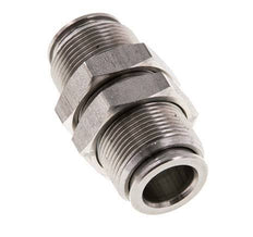 10mm Push-in Fitting Stainless Steel FKM Bulkhead