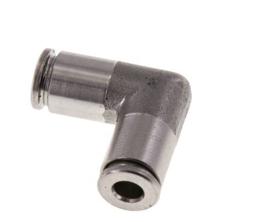 Raccord enfichable coudé 90deg 4mm Acier inoxydable FKM