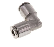 Raccord enfichable coudé 90deg 6mm Acier inoxydable FKM