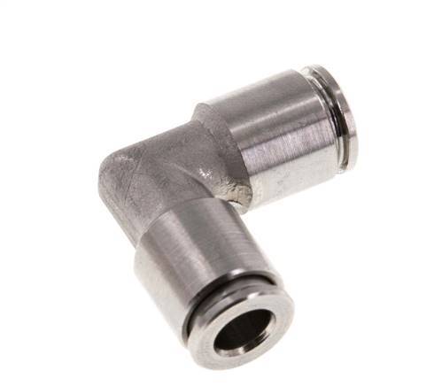 Raccord enfichable coudé 90deg 6mm Acier inoxydable FKM