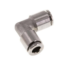 Raccord enfichable coudé 90deg 6mm Acier inoxydable FKM