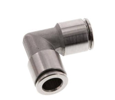 Raccord enfichable coudé 90deg 8mm Acier inoxydable FKM
