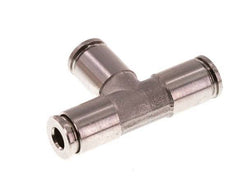 Raccord enfichable en T 4mm Acier inoxydable FKM