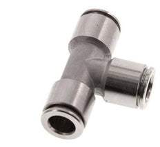 Raccord enfichable en Té 8mm Acier inoxydable FKM