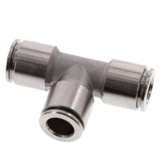 Raccord enfichable en Té 8mm Acier inoxydable FKM