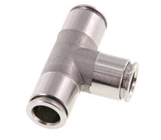 Raccord enfichable en T 10mm Acier inoxydable FKM