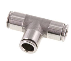 Raccord enfichable en T 10mm Acier inoxydable FKM