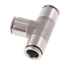 Raccord enfichable en T 10mm Acier inoxydable FKM