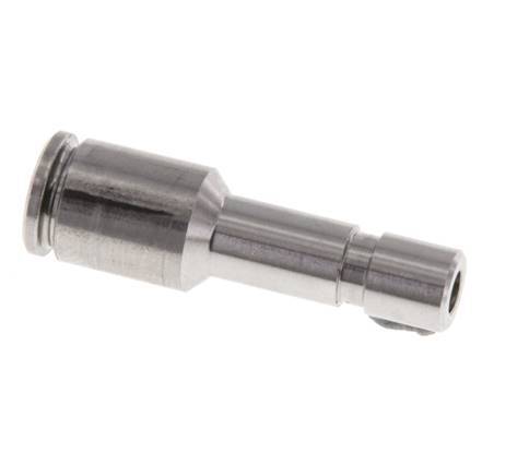 4mm x 6mm Push-in Fitting with Plug-in Stainless Steel FKM