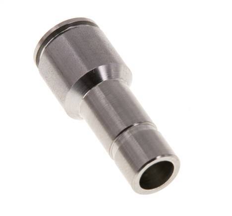 Raccord enfichable 8mm x 10mm avec bouchon en acier inoxydable FKM